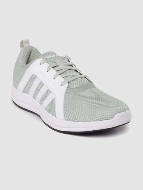 

ADIDAS Men Grey & White DRACON Colourblocked Running Shoes