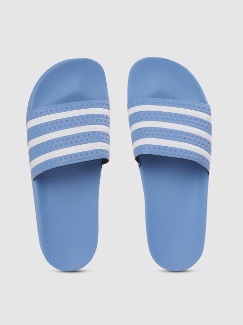 

ADIDAS Originals Men Blue & White Striped Sliders