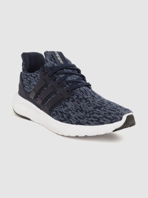 

ADIDAS Men Navy Blue Woven Design Runigma Running Shoes