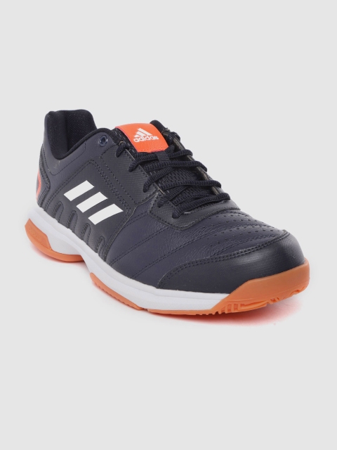 

ADIDAS Men Navy Blue Solid Baseliner III Tennis Shoes