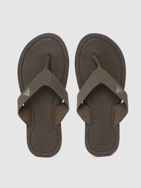 

ADIDAS Men Coffee Brown Stabile Ms Textured Thong Flip-Flops