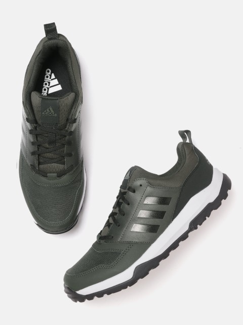 

ADIDAS Men Olive Green Solid Naha Trekking Shoes