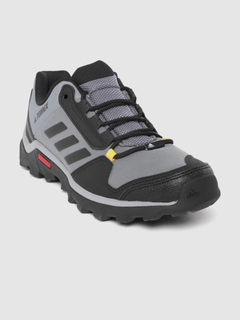 

ADIDAS Men Grey and Black Colourblocked AX3 IND Outdoor Trekking Shoes