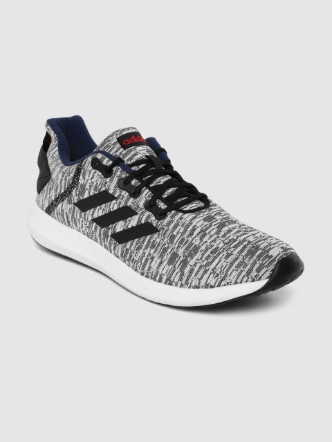 

ADIDAS Men Navy Blue & Off-White Zeta 2.0 Woven Design Running Shoes