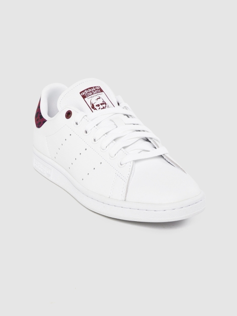 

ADIDAS Originals Women White Stan Smith Solid Leather Sneakers