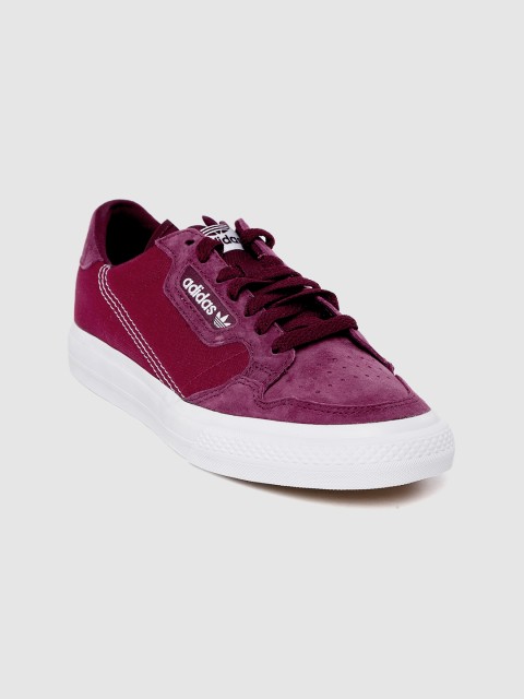 

ADIDAS Originals Unisex Burgundy Continental VULC Sneakers