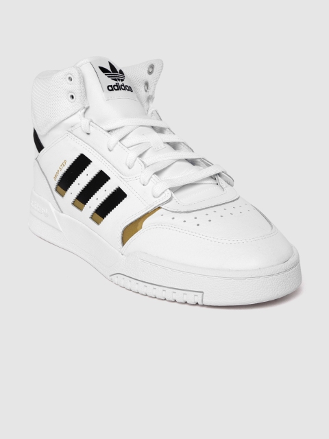 

ADIDAS Originals Men White Drop Step Leather Sneakers