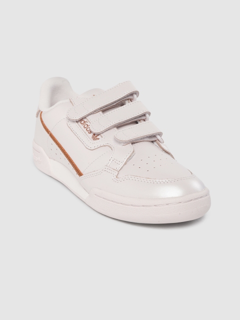 

ADIDAS Originals Women Continental 80 Strap Perforated Leather Sneakers, Pink