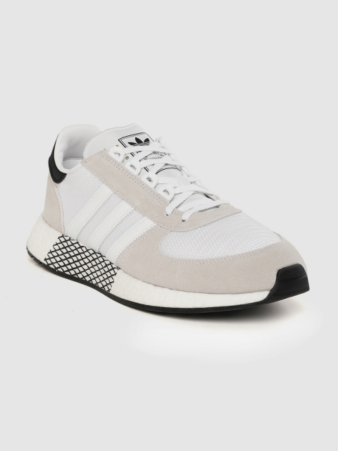 

ADIDAS Originals Unisex White & Grey Colourblocked Marathon Tech Sneakers