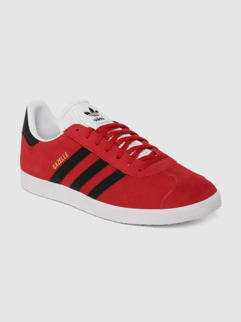 

ADIDAS Originals Men Red Solid Gazelle Suede Sneakers