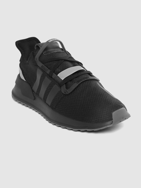 

ADIDAS Originals Men Black Woven Design U Path Running Shoes
