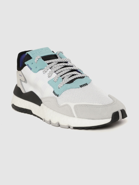 

ADIDAS Originals Men White & Grey Nite Jogger Sneakers