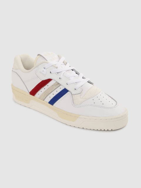 

ADIDAS Originals Men White Rivalry Low Leather Sneakers