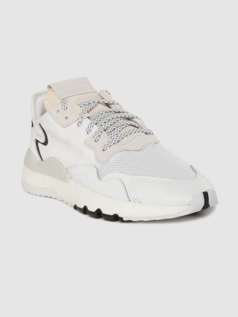 

ADIDAS Originals Men White & Peach-Coluored Nite Jogger Sneakers
