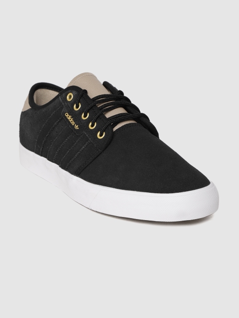 

ADIDAS Originals Men Black Seeley Suede Skateboarding Shoes