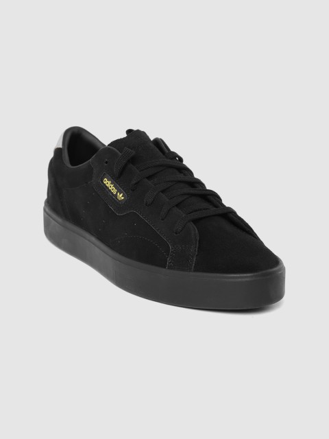 

ADIDAS Originals Women Black Solid Leather Sleek Sneakers