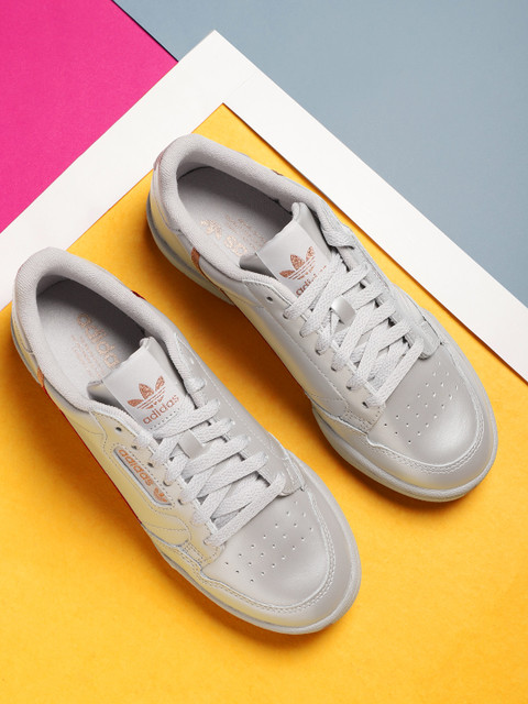 

ADIDAS Originals Women Grey Continental 80 Leather Sneakers