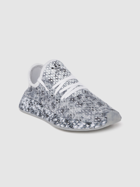 

ADIDAS Originals Women Grey & White Dyed Deerupt Runner Sneakers