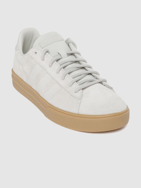 

ADIDAS Men Off-White Solid Daily 2.0 Skateboarding Shoes