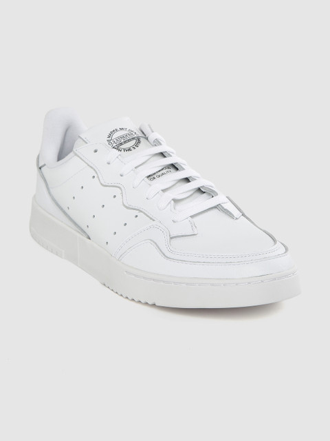 

ADIDAS Originals Men White Supercourt Leather Sneakers