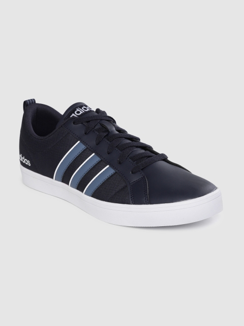 

ADIDAS Men Navy VS Pace Self-Checked Sneakers, Navy blue