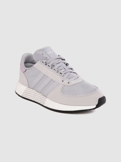 

ADIDAS Originals Women Grey Woven Design Marathon Sneakers