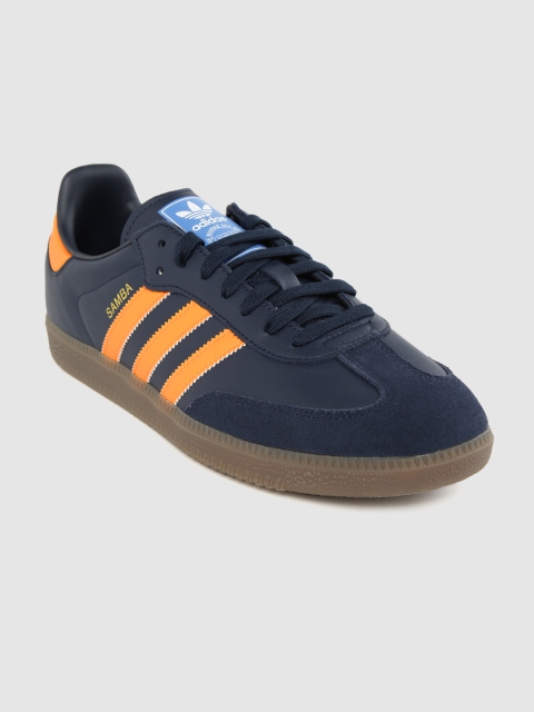 

ADIDAS Originals Men Navy Blue Samba OG Sneakers