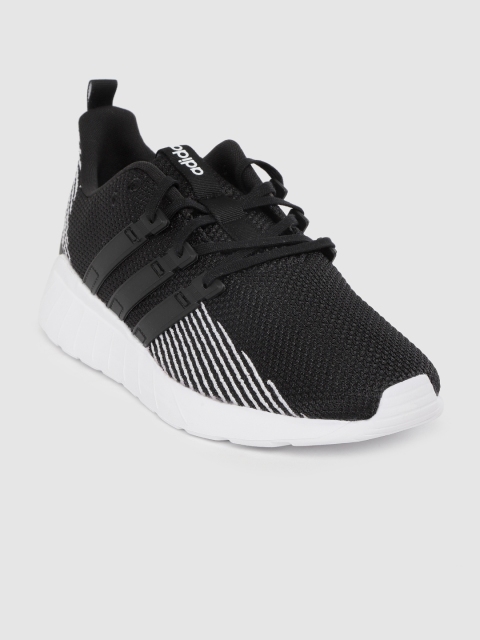 

ADIDAS Men Black Solid Questar Flow Sneakers