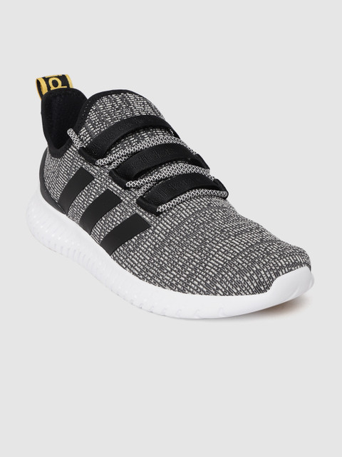 

ADIDAS Men Grey & Off-White Woven Design Kaptir Running Shoes