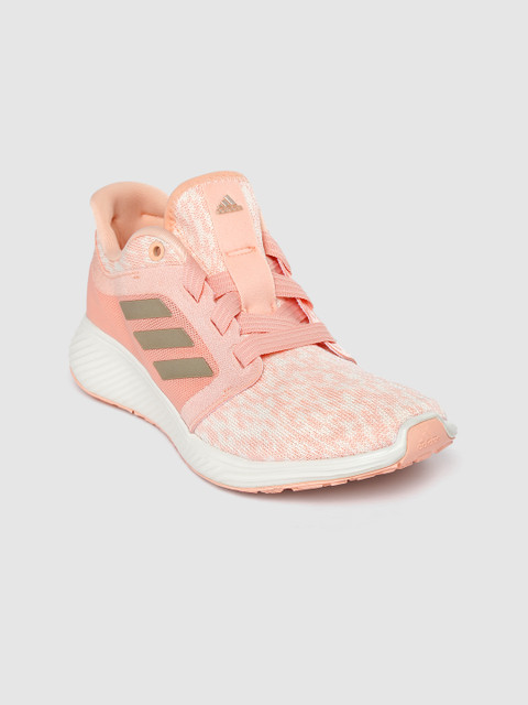 

ADIDAS Women Peach-Coloured & Off-White Edge Lux 3 Woven Design Running Shoes