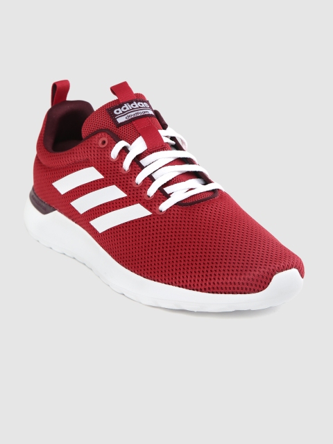 

ADIDAS Men Maroon Solid Lite Racer CLN Running Shoes