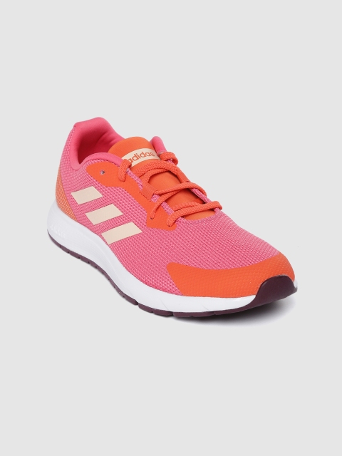 

ADIDAS Women Pink & Orange SOORAJ Colourblocked Running Shoes