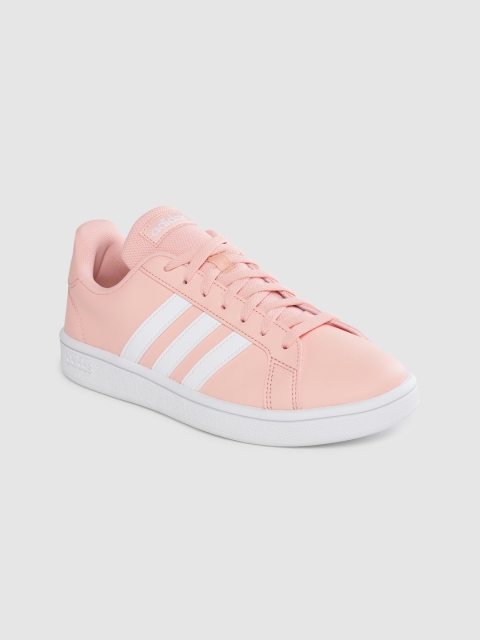 

ADIDAS Women Peach-Coloured Grand Court Sneakers