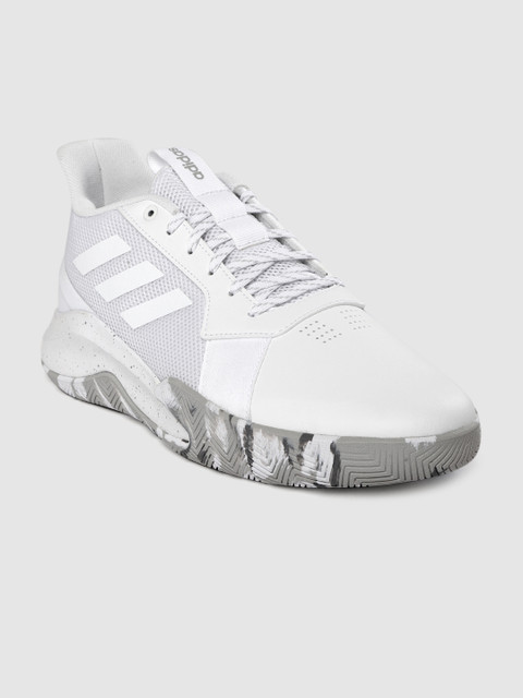 

ADIDAS Men White RuntheGame Basketball Shoes