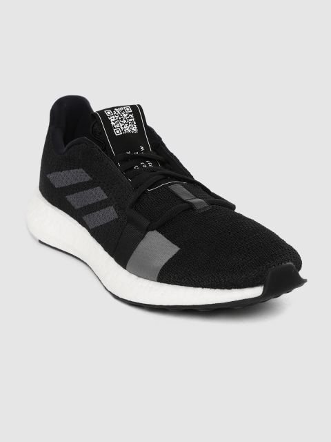 

ADIDAS Men Black Solid Sense Boost Go Running Shoes