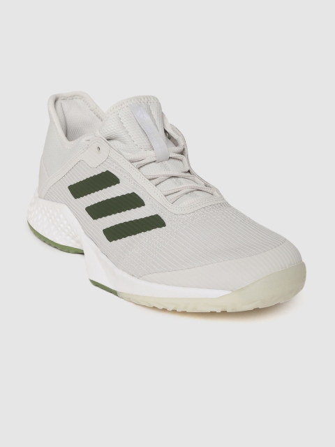 

ADIDAS Men Off White Adizero Club Tennis Shoes