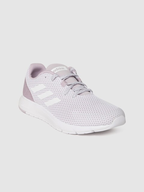 

ADIDAS Women White & Lavender SOORAJ Running Shoes