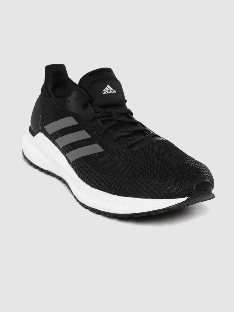 

ADIDAS Men Black Solar Blaze Checked Running Shoes
