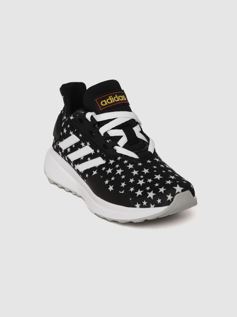

ADIDAS Boys Black & White Printed Farm Duramo 9 Running Shoes