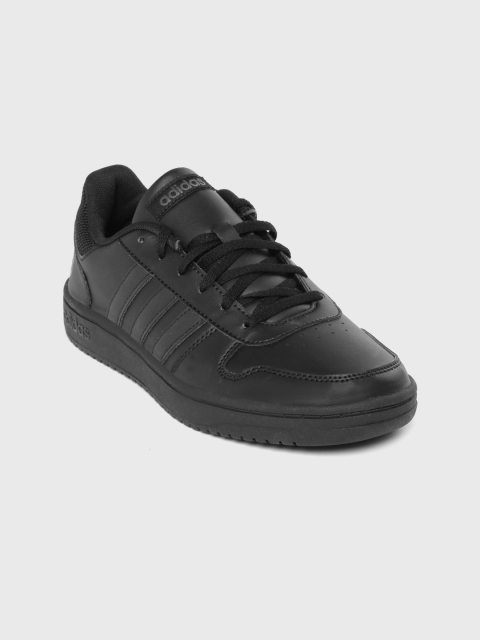 

ADIDAS Women Black Solid Hoops 2.0 Sneakers
