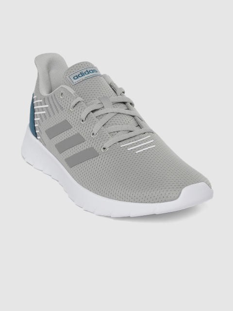 

ADIDAS Men Grey Solid Asweerun Running Shoes