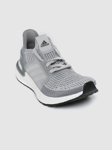

ADIDAS Women Grey Woven Design UltraBOOST 19 Running Shoes