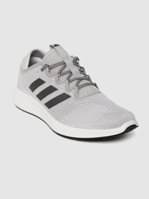 

ADIDAS Men Grey Solid Edge Flex Running Shoes