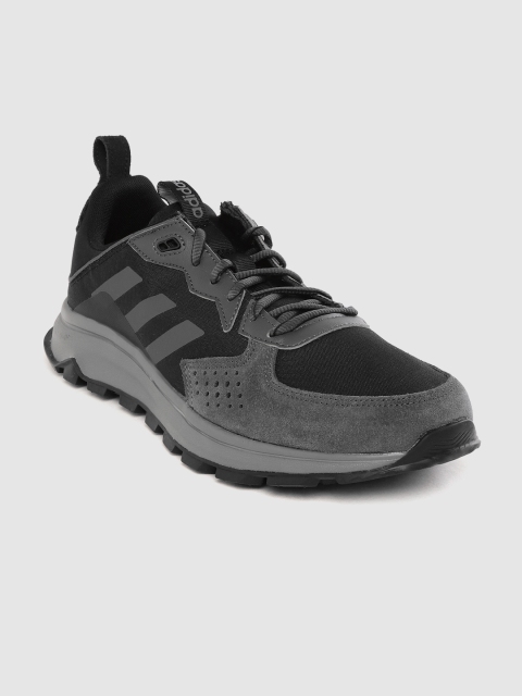 

ADIDAS Men Black & Grey Colourblocked Solid Response Trail Running Shoes
