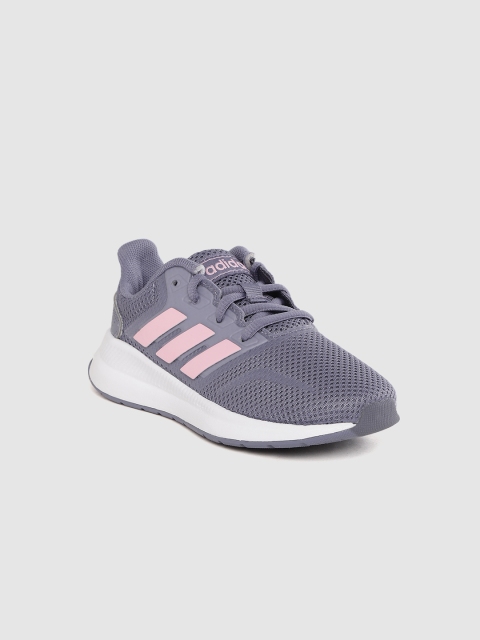 

ADIDAS Kids Charcoal Grey Falcon Running Shoes