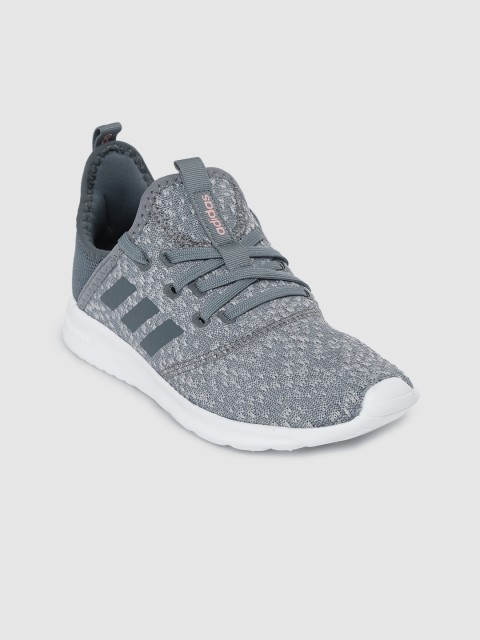 

ADIDAS Women Grey Woven Design CloudFoam Pure Sneakers