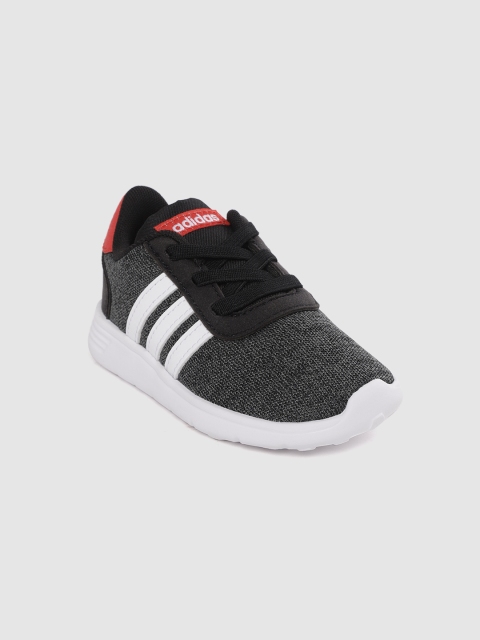 

ADIDAS Boys Black Solid Lite Racer Shoes