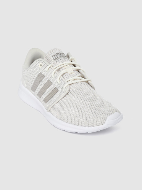 

ADIDAS Women White QT Racer Solid Running Shoes
