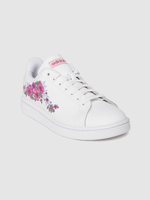 

ADIDAS Women White Printed Farm Rio Advantage Casual Sneakers