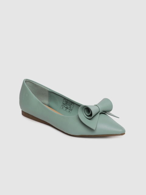 

Allen Solly Women Blue Solid Leather Ballerinas